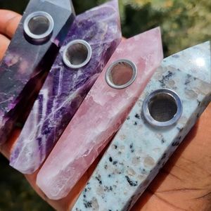 Crystal Point / Crystal Wand / Terminated Wand / Fluorite / Amethyst / jasper